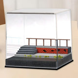 Maxbell 1/64 Scale Model Car Display Case DIY Car Parking Scene for Sports Car Decor