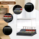 Maxbell 1/64 Scale Model Car Display Case DIY Car Parking Scene for Sports Car Decor
