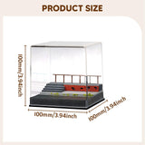 Maxbell 1/64 Scale Car Model Display Case DIY for Toy Cars Action Figures Decoration