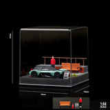 Maxbell 1/64 Scale Car Model Display Case DIY for Toy Cars Action Figures Decoration