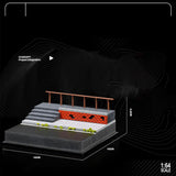 Maxbell 1/64 Scale Car Model Display Case DIY for Toy Cars Action Figures Decoration