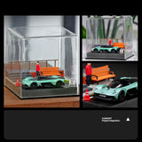 Maxbell 1/64 Scale Car Model Display Case DIY for Toy Cars Action Figures Decoration