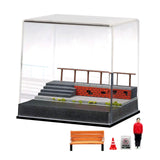 Maxbell 1/64 Scale Car Model Display Case DIY for Toy Cars Action Figures Decoration