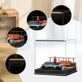 Maxbell 1/64 Scale Car Model Display Case DIY for Toy Cars Action Figures Decoration