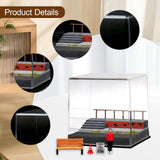 Maxbell 1/64 Scale Car Model Display Case DIY for Toy Cars Action Figures Decoration