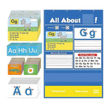 Maxbell Letter Learning Pocket Chart Creative Funny Learning for Children Girls Boys