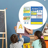 Maxbell Letter Learning Pocket Chart Creative Funny Learning for Children Girls Boys