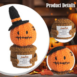 Maxbell Halloween Positive Crochets Doll Ornament for Women Men Lightweight Handmade Pumpkin