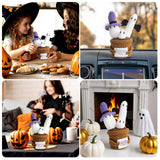 Maxbell Halloween Positive Crochets Doll Ornament for Women Men Lightweight Handmade Pumpkin