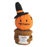 Maxbell Halloween Positive Crochets Doll Ornament for Women Men Lightweight Handmade Pumpkin
