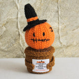 Maxbell Halloween Positive Crochets Doll Ornament for Women Men Lightweight Handmade Pumpkin
