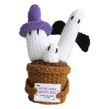 Maxbell Halloween Positive Crochets Doll Ornament for Women Men Lightweight Handmade Ghost Cactus