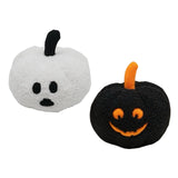 Maxbell Halloween Pumpkin Pillow Cushion Ornaments Cute 3D Plush Toy Halloween Decor Black