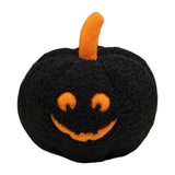 Maxbell Halloween Pumpkin Pillow Cushion Ornaments Cute 3D Plush Toy Halloween Decor Black