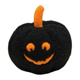 Maxbell Halloween Pumpkin Pillow Cushion Ornaments Cute 3D Plush Toy Halloween Decor Black