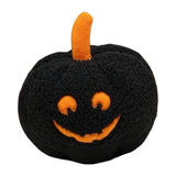 Maxbell Halloween Pumpkin Pillow Cushion Ornaments Cute 3D Plush Toy Halloween Decor Black