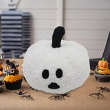 Maxbell Halloween Pumpkin Pillow Cushion Ornaments Cute 3D Plush Toy Halloween Decor White