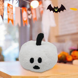 Maxbell Halloween Pumpkin Pillow Cushion Ornaments Cute 3D Plush Toy Halloween Decor White