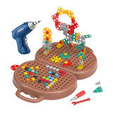 Maxbell Play Toolbox Pretend DIY Creativity Tool Box for Toddlers Ages 3+ Boys Girls Bear