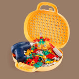 Maxbell Play Toolbox Pretend DIY Creativity Tool Box for Toddlers Ages 3+ Boys Girls Dog