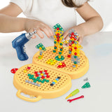 Maxbell Play Toolbox Pretend DIY Creativity Tool Box for Toddlers Ages 3+ Boys Girls Dog