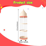 Maxbell Stuffed Animal Storage Tube Zoo Toy Holder Dustproof Box Plush Toy Organizer 127cmx30cm