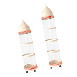 Maxbell Stuffed Animal Storage Tube Zoo Toy Holder Dustproof Box Plush Toy Organizer 127cmx30cm