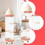 Maxbell Stuffed Animal Storage Tube Zoo Toy Holder Dustproof Box Plush Toy Organizer 127cmx30cm