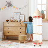 Maxbell Stuffed Animal Storage Tube Zoo Toy Holder Dustproof Box Plush Toy Organizer 127cmx30cm