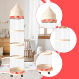 Maxbell Stuffed Animal Storage Tube Zoo Toy Holder Dustproof Box Plush Toy Organizer 159cmx30cm