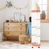 Maxbell Stuffed Animal Storage Tube Zoo Toy Holder Dustproof Box Plush Toy Organizer 159cmx30cm