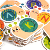 Maxbell Wooden Alphabet Learning Toy for Creativity Hand Eye Coordination Fine Motor