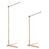 Maxbell Baby Mobile Crib Holder Wood Holder Arm Adjustable Height Bedroom Crib Stand
