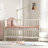 Maxbell Baby Mobile Crib Holder Wood Holder Arm Adjustable Height Bedroom Crib Stand