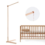 Maxbell Baby Mobile Crib Holder Wood Holder Arm Adjustable Height Bedroom Crib Stand