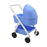 Maxbell 1:12 Miniature Tiny Baby Stroller Dolls Crib Accessory Scene Decor Ornaments