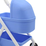 Maxbell 1:12 Miniature Tiny Baby Stroller Dolls Crib Accessory Scene Decor Ornaments