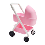 Maxbell 1:12 Miniature Tiny Baby Stroller Dolls Crib Accessory Scene Decor Ornaments