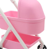 Maxbell 1:12 Miniature Tiny Baby Stroller Dolls Crib Accessory Scene Decor Ornaments