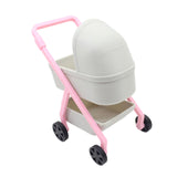 Maxbell 1:12 Miniature Tiny Baby Stroller Dolls Crib Accessory Scene Decor Ornaments