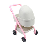 Maxbell 1:12 Miniature Tiny Baby Stroller Dolls Crib Accessory Scene Decor Ornaments
