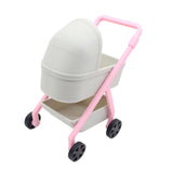 Maxbell 1:12 Miniature Tiny Baby Stroller Dolls Crib Accessory Scene Decor Ornaments