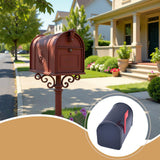 Maxbell Tinplate Mailbox, Weatherproof Mail Box for Farmhouse Mailbox Post Classroom Black