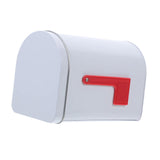 Maxbell Tinplate Mailbox, Weatherproof Mail Box for Farmhouse Mailbox Post Classroom White