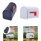 Maxbell Tinplate Mailbox, Weatherproof Mail Box for Farmhouse Mailbox Post Classroom White