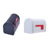 Maxbell Tinplate Mailbox, Weatherproof Mail Box for Farmhouse Mailbox Post Classroom White