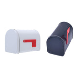 Maxbell Tinplate Mailbox, Weatherproof Mail Box for Farmhouse Mailbox Post Classroom White