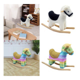 Maxbell 1/12 Dollhouse Miniature Rocking Horse Figure Collection Festival Decoration