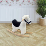 Maxbell 1/12 Dollhouse Miniature Rocking Horse Figure Collection Festival Decoration