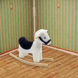 Maxbell 1/12 Dollhouse Miniature Rocking Horse Figure Collection Festival Decoration